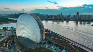 城市中的独特圆形建筑景观