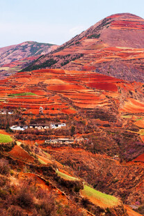 云南东川红土地壮丽景观