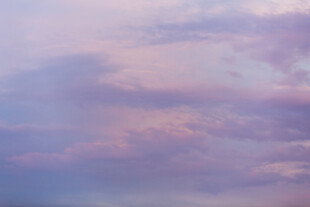 梦幻粉紫天空美景