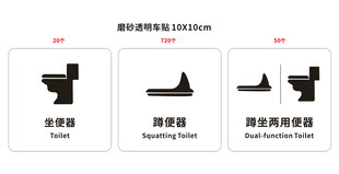 蹲便器 座便器 标识