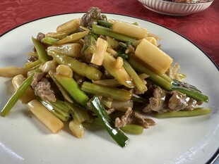 藕尖炒牛肉