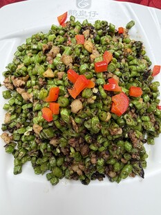 橄榄菜炒豆角粒