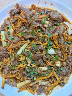 虫草花蒸牛肉