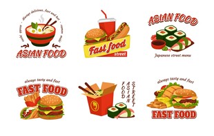 快餐图标合集