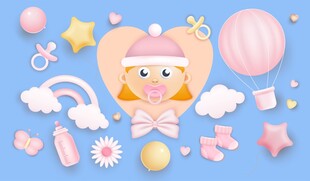 婴儿主题素材