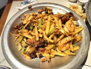 干锅虾干锅薯条干锅排骨