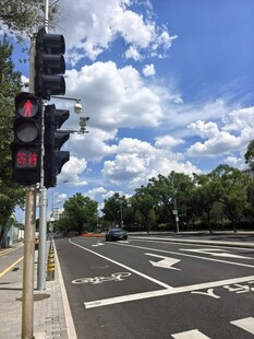 城市道路红绿灯场景