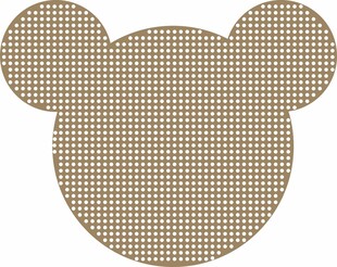 米奇图案地垫