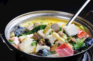 蚌肉豆腐明炉