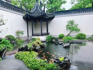 中式古典庭院景观小景