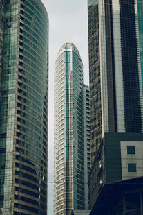 都市摩天大楼景观