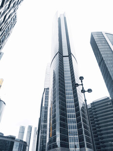 都市摩天大楼建筑群