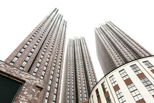 都市摩天大楼建筑群