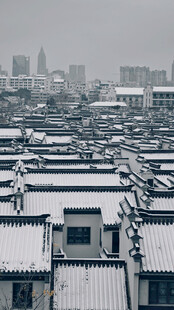 雪覆古建