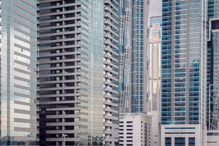 现代都市摩天大楼景观