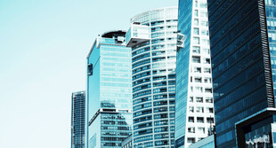 现代都市摩天大楼景观