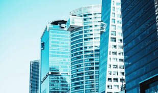 现代都市摩天大楼景观