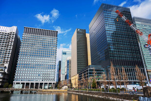 现代都市摩天大楼景观