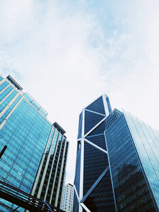 现代都市摩天大楼景观