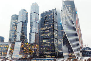 现代都市摩天大楼景观