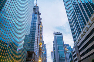 都市摩天大楼景观
