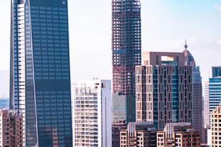 都市高楼林立景观