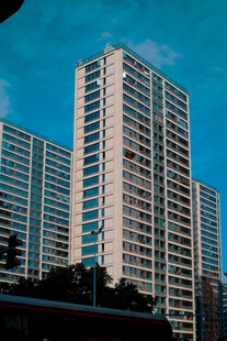 高层住宅楼群景观
