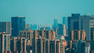 城市高楼林立景观