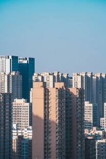 城市高楼林立景观