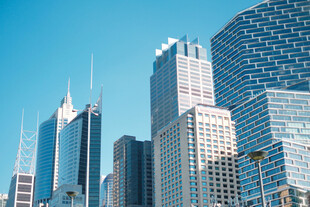 现代都市摩天大楼景观