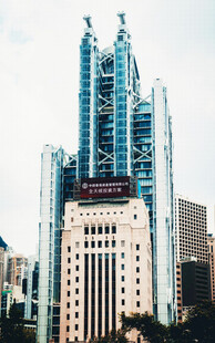 现代都市摩天大楼景观