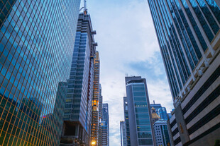 都市摩天大楼景观