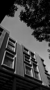 现代建筑外观特写
