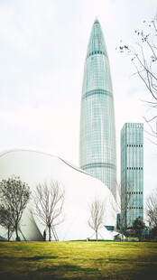 城市现代建筑与绿地景观