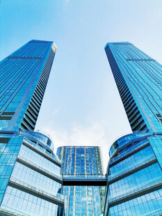 现代摩天大楼建筑群