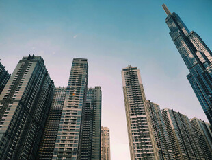 都市高楼林立景观