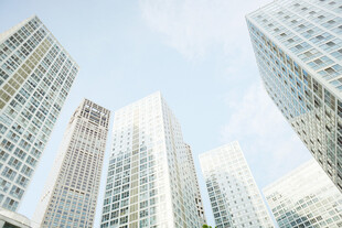 都市摩天大楼景观