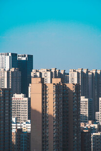 城市高楼群景观