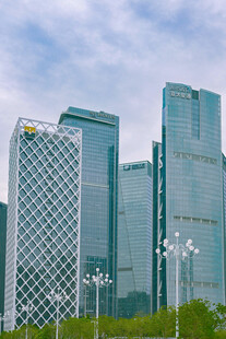 现代都市摩天大楼景观
