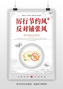 校园食堂文化宣传海报