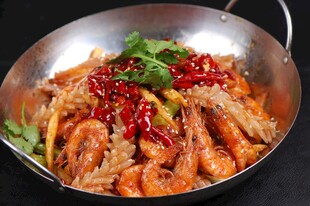 干锅鱿鱼虾