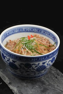 老豆腐蒸肉饼