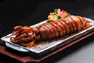 烧汁糯米酿鲜鱿