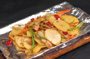 铁板土豆片