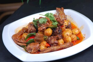 土豆红烧鸭