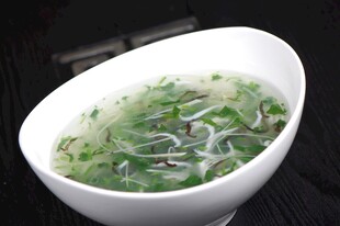 荠菜银鱼羹