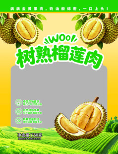 树熟榴莲肉
