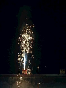 夜空中绽放的绚丽烟花