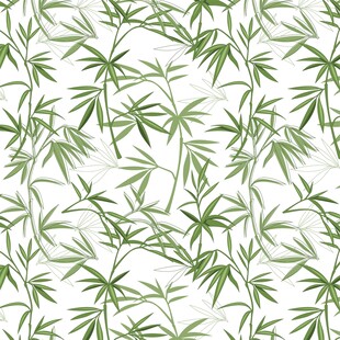 竹叶纹样背景