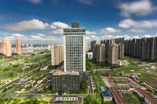 城市高楼景观俯瞰图